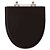 Assento Sanitário Studio Preto para vaso Incepa - Imagem 1