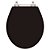 Assento Sanitário Angra Preto Para Vaso Ideal Standard - Imagem 1