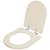 Assento Sanitário Poliester Soft Close Carrara Amendoa para vaso Deca - Imagem 1