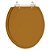 Assento Sanitário Poliester Parati Ocre (Marrom) para vaso Logasa - Imagem 1