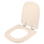Assento Sanitario Poliester Com Amortecedor Ibiza Pessego (rosa Shell) Para Vaso Incepa - Imagem 2