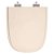 Assento Sanitario Poliester Com Amortecedor Ibiza Pessego (rosa Shell) Para Vaso Incepa - Imagem 1