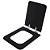 Assento Sanitário Poliester Soft Close Square Preto para vaso Incepa - Imagem 2