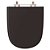 Assento Sanitario Poliester Ezedra Preto para vaso Ideal Standard - Imagem 1