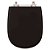 Assento Sanitario Poliester Paris Preto para vaso Ideal Standard - Imagem 1
