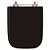 Assento Sanitario Poliester Tivoli Preto para Vaso Ideal Standard - Imagem 1