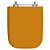 Assento Sanitário Poliester Tivoli Laranja para vaso Ideal Standard - Imagem 1