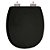 Assento Sanitário Soft Close Aspen Ebano (Preto) para vaso Deca - Imagem 1