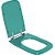 Assento Sanitário Poliester Tivoli Verde Aquamarine para Ideal Standard - Imagem 2