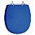Assento Sanitário Poliester Aspen Azul para Vaso Deca - Imagem 1