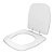 Assento Sanitário Almofadado Flex Branco para vaso Deca - Imagem 2