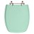Tampa de Vaso Poliester Laguna Verde Claro para Bacia Hervy - Imagem 1