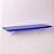 Prateleira Azul 60 X 20cm Com Suporte Mao Francesa - Imagem 1