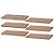 Kit 6 Prateleiras 40 x 15cm Carvalho Suporte Invisível - Imagem 1