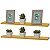 Kit 2 Prateleiras 50 x 10cm Amarela Suporte Invisível - Imagem 2