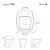 Tampa de vaso Flex Branco para bacia Deca 6lpf - Imagem 5