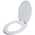 Tampa de Vaso Poliéster Alpinia Branco para bacia Fiori 1.6gpf 6lpf - Imagem 2
