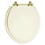 Tampa de Vaso Izy Creme para bacia Deca Com Ferragem Dourada - Imagem 1