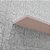 Kit 2 Prateleiras 40 x 10cm Rosa Claro Suporte Invisível - Imagem 5