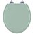 Assento Sanitário Fechamento Lento Araxa Verde para vaso Santa Clara - Imagem 1