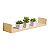 Prateleira U 80 x 20cm Bege Claro Suporte Invisível - Imagem 1