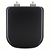 Assento Sanitário Poliester Soft Close Gap Onix (Preto Fosco) para vaso Roca - Imagem 1