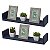 Kit 2 Prateleiras U 70 x 25cm azul Suporte Invisível - Imagem 2