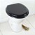 Assento Sanitário Almodadado Macio Flamingo Preto para vaso Incepa - Imagem 6