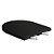 Assento Poliester Soft Close Carrara Preto Fosco para vaso Deca - Imagem 5