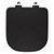 Assento Poliester Soft Close Piano Preto Fosco para vaso Deca - Imagem 4