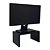Base para Monitor Suporte de Mesa Madeira Preto - Imagem 2