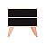 Mesa de Cabeceira com Portas Bréscia Carvalho e Preto - Imagem 1