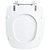Assento Sanitário Tampa de Vaso Branco MDF Laqueado Stylus para bacia Celite - Imagem 5