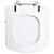 Assento Sanitário Tampa de Vaso Branco MDF Laqueado Lirio para bacia Fiori - Imagem 5