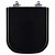Assento Sanitário Laqueado Soft Close Elite Preto para vaso Celite - Imagem 1