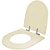 Assento Sanitário Laqueado Soft Close Mondiale Marfim (Bege) para vaso Celite - Imagem 2