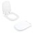 Tampa Vaso Sanitário Poliester Acrilico Ibiza Branco para bacia Incepa - Imagem 1