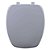 Tampa de Vaso Assento Sanitário Almofadado Astra Thema Cinza Claro para bacia Incepa - Imagem 3