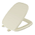 Tampa de Vaso Assento Sanitário Almofadado Astra Fit Bege Claro para bacia Celite - Imagem 1