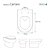 Assento Poliester Soft Close Antimicrobiano Carrara Branco para vaso Deca com Ferragem Dourada - Imagem 3