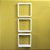 Conjunto 3 Nichos Decorativos 30x30 Branco para Sala Quarto - Imagem 3