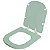 Assento Sanitário Soft Close Flox Verde Claro para vaso Fiori - Imagem 2