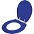 Assento Sanitário Soft Close Ravena Azul para vaso Deca - Imagem 2