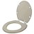 Assento Sanitário Soft Close Convencional Oval Bege Saara para vaso Deca - Imagem 2