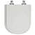 Assento Sanitário Soft Close Square Cinza Claro para vaso Sanitex - Imagem 1