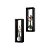 Kit Nicho Decorativo Stella Preto para Sala Hall 40 x 10cm - Imagem 1