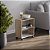 Mesinha Lateral de Apoio Freijo Sala Quarto 50 x 47 x 25cm com rodinhas - Imagem 2