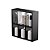 Nicho Porta Papel Organizador para Banheiro Preto 40cm - Imagem 1