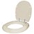Assento Sanitário Poliester De Ville Amendoa para vaso Deca - Imagem 1