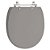 Assento Sanitário De Ville Cinza Vip para vaso Deca - Imagem 1